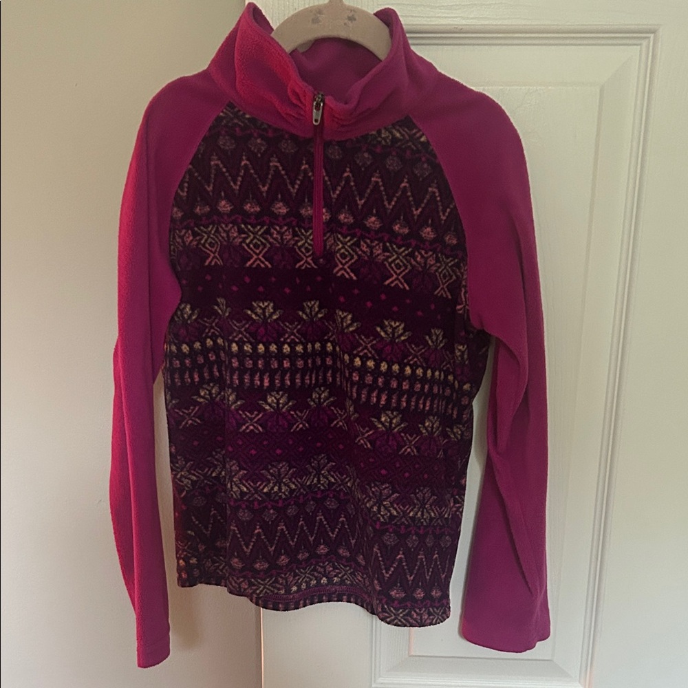 Columbia Fuchsia Fleece Pullover